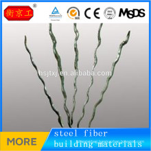 Micro stainless steel fiber for concrete reinforcement /end hook steel fiber